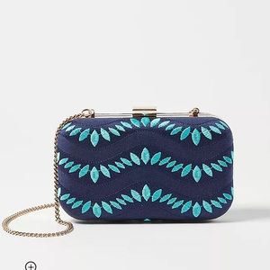 Ann Taylor Embroidered Clutch NEW WITHOUT TAGS!